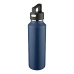 Recycled stainless steel double-walled bottle (600 ml) Mace - Slika 9