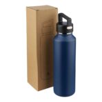 Recycled stainless steel double-walled bottle (600 ml) Mace - Slika 10