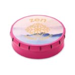 Round tin container with mints or sweets. - Image 3